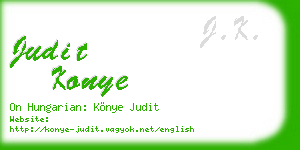 judit konye business card